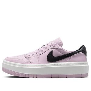 Nike Air Jordan 1 Elevate Low Lilac Purple Black Platform Sneakers Women's